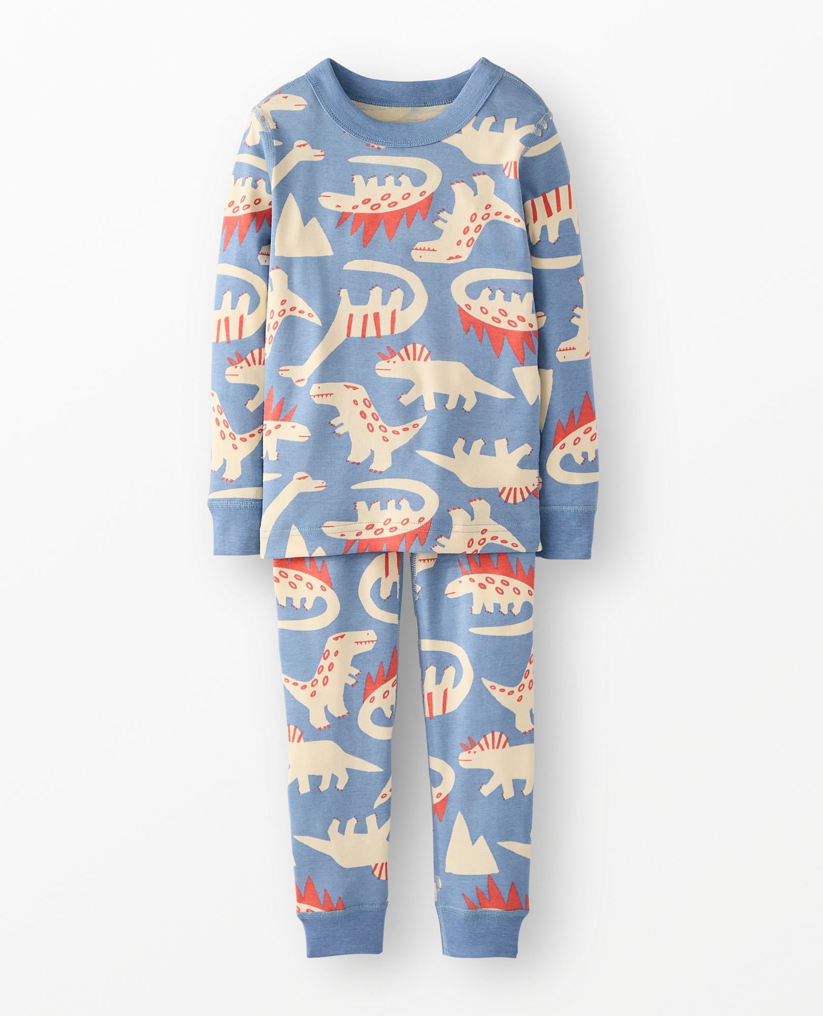 HannaJams™ Pajama Set in Dinosaurs on Blue - main