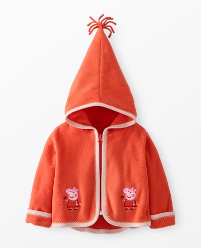 Peppa Pig Fleece Jacket in Peppa Pig on Red Pepper - main
