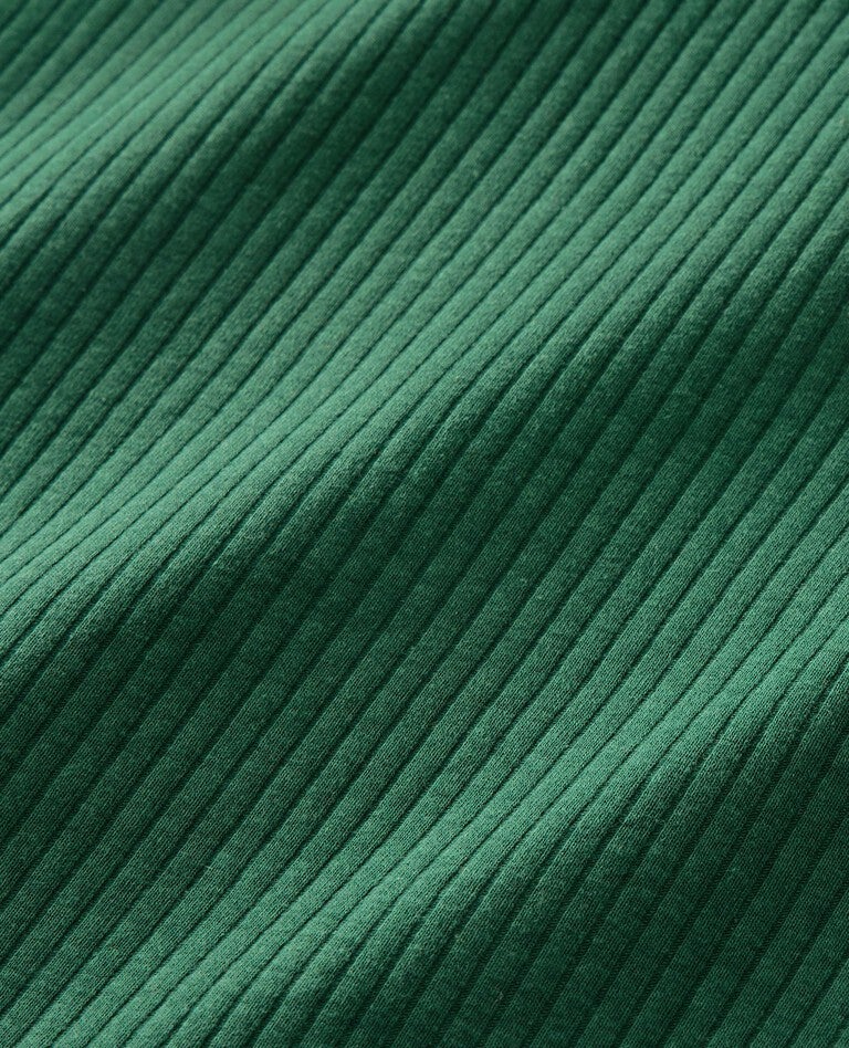 Long Sleeve Mock Turtleneck Dress in Malachite - main