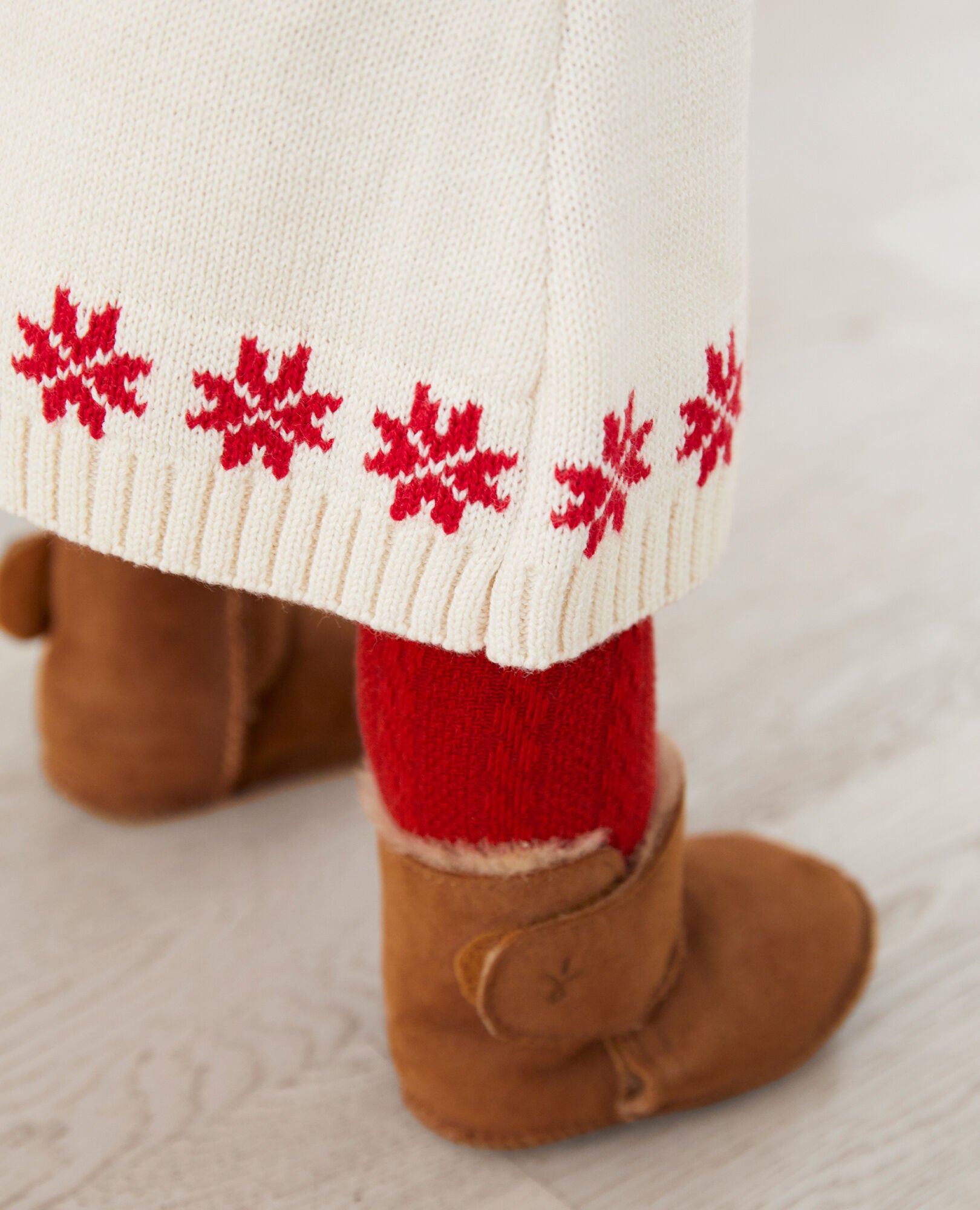 dear deer sweater dress