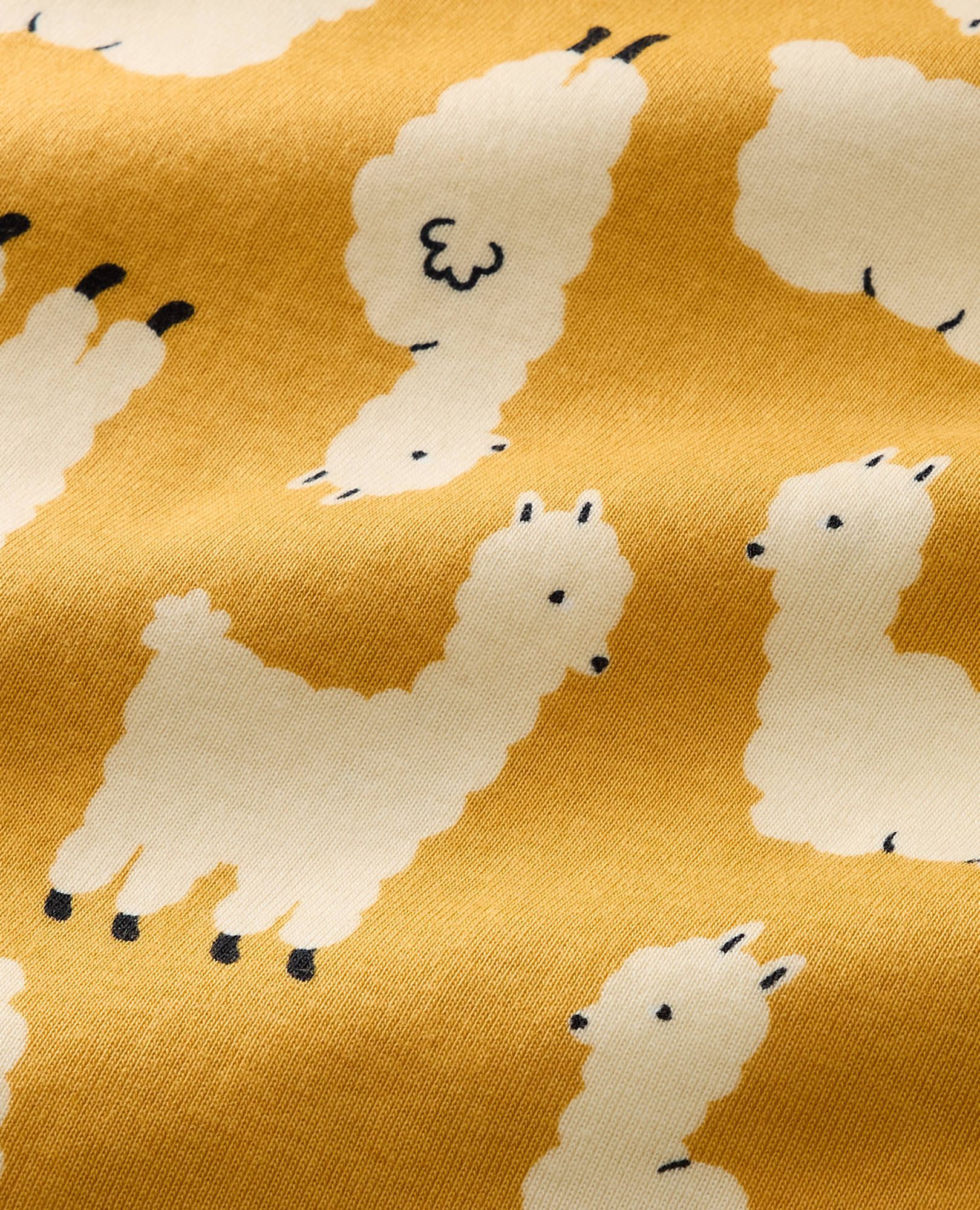 HannaJams™ Pajama Set in Donna the Llama on Honey - main