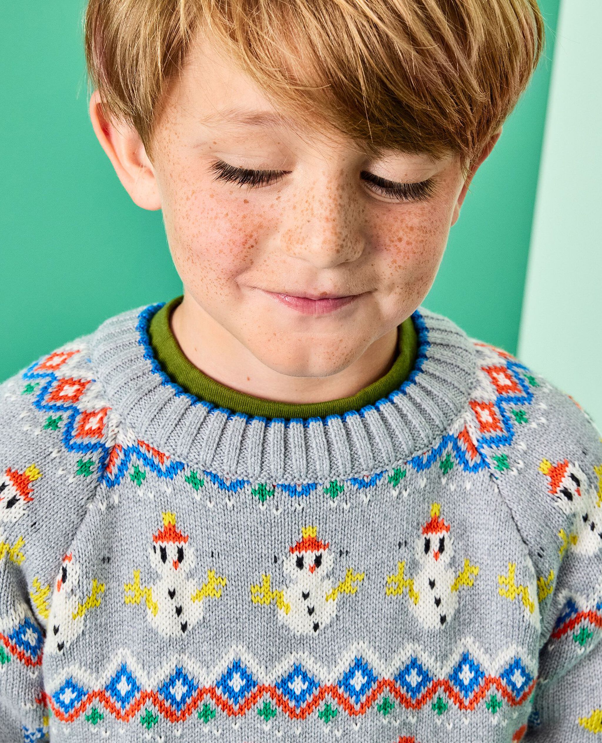 Holiday Sweater in Weird and Wonderful Fair Isle - main