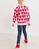Valentines Print Sweatshirt In French Terry in Hearts On Hearts - main