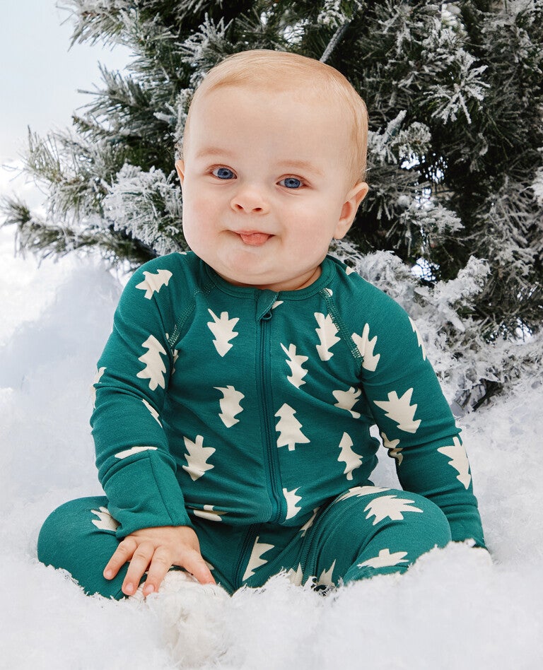 Holiday Happy Trees Matching Family Pajamas in  - main
