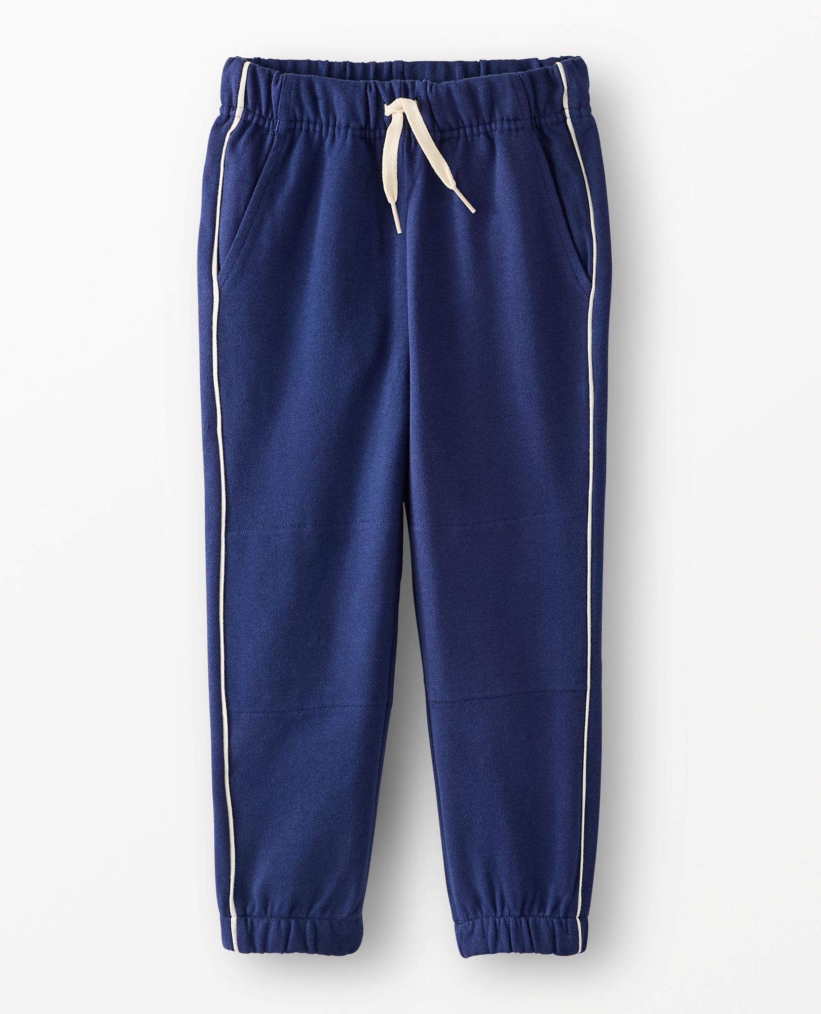 Slim Fit French Terry Double Knee Sweatpants | Hanna Andersson