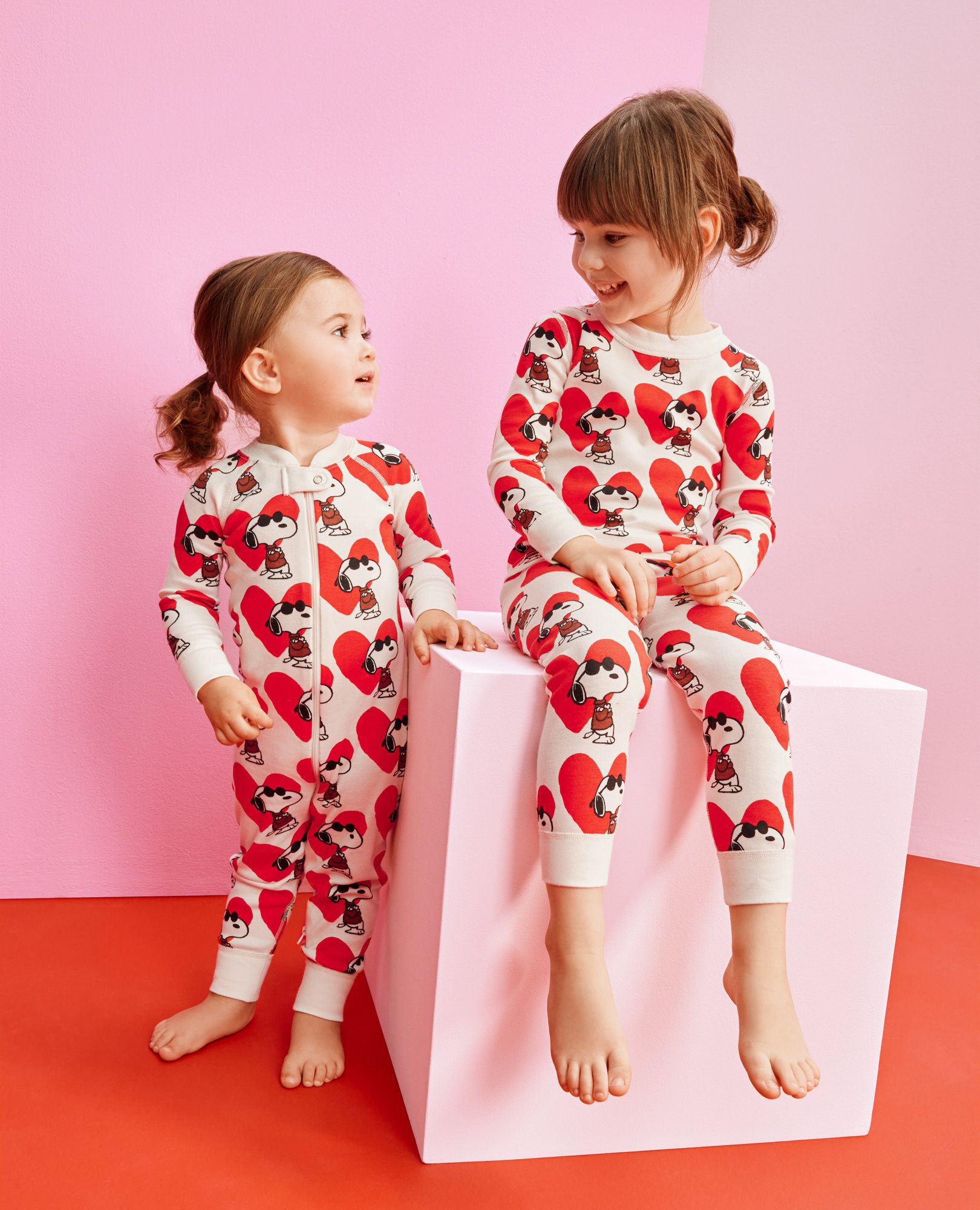 Peanuts HannaJams™ Pajama Set in Snoopy Joe Cool Ecru - main