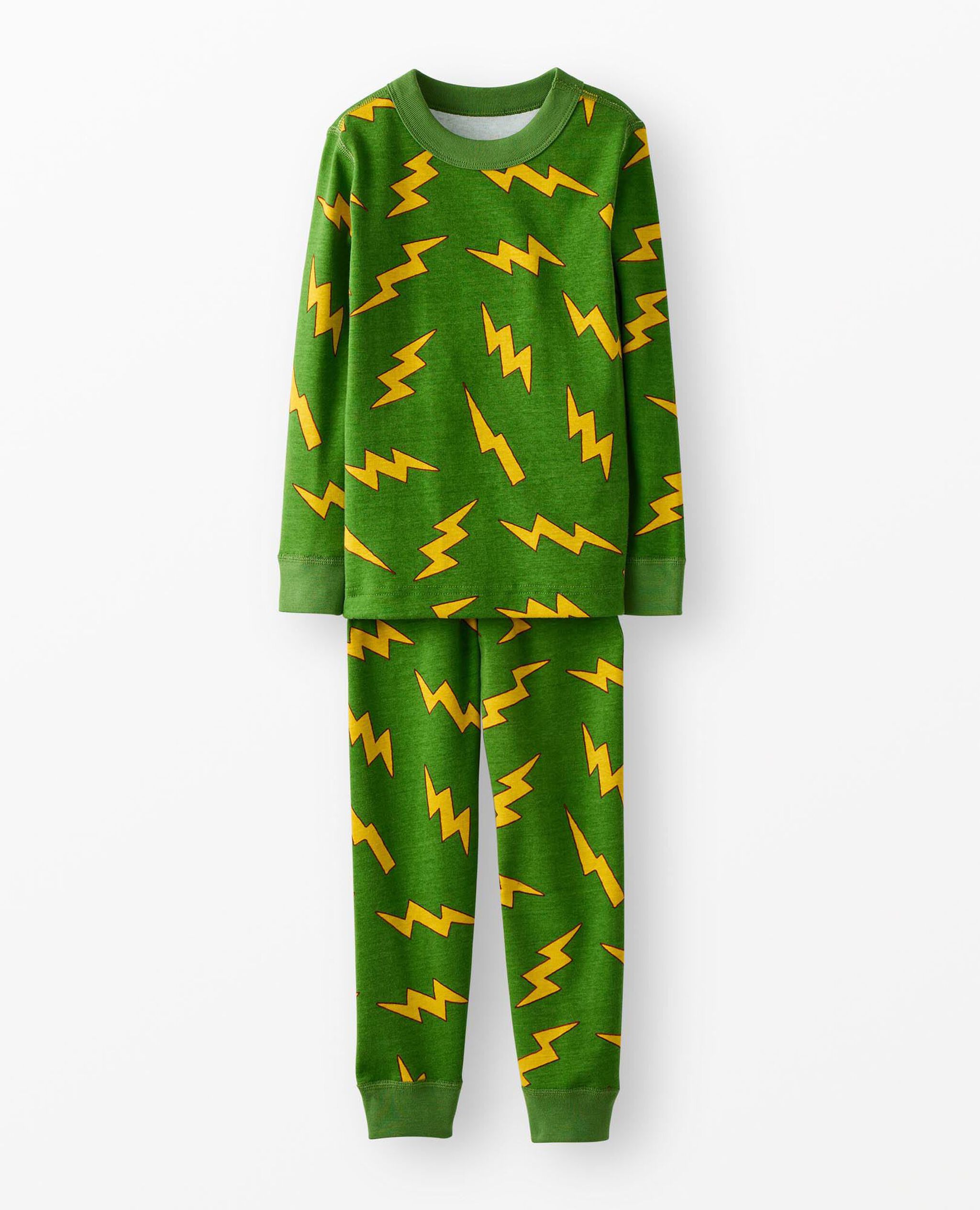 HannaJams™ Pajama Set in Lightning Bolts on Cactus - main