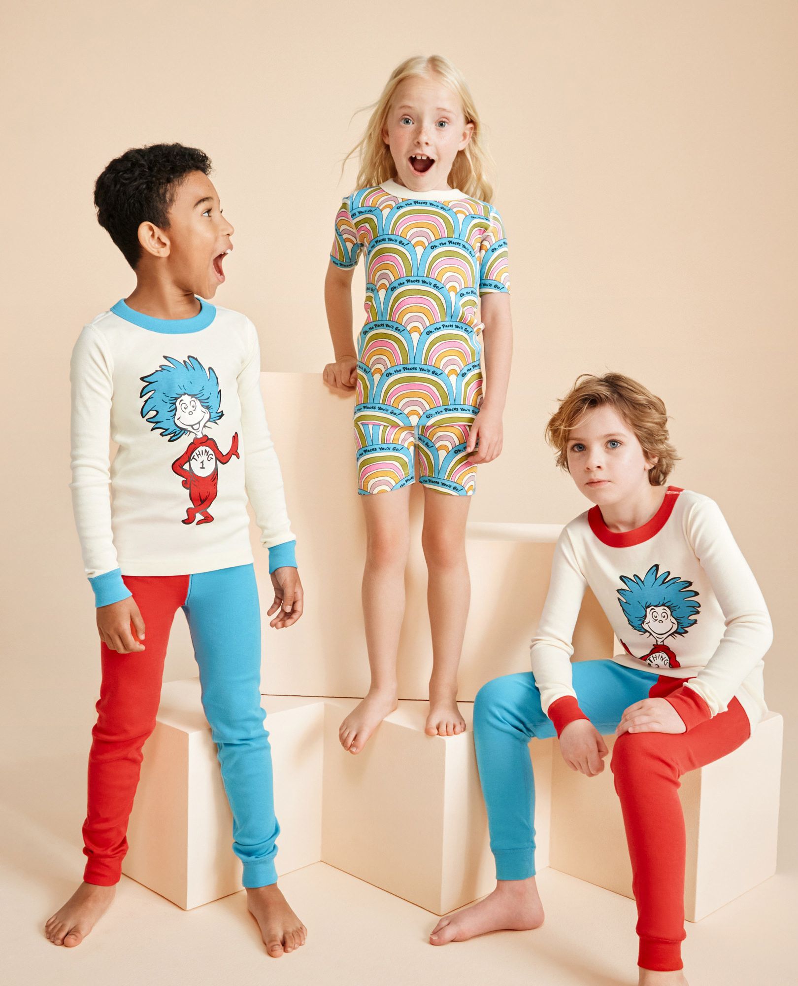 Dr. Seuss HannaJams™ Pajama Set in Dr. Seuss - Oh The Places You'll Go - main