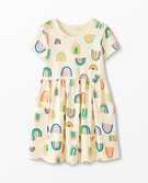 Print Pocket Dress in Spring Rainbow - main