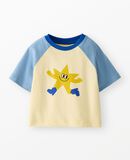 Oversized Raglan Sleeve Graphic T-Shirt in What A Star - main