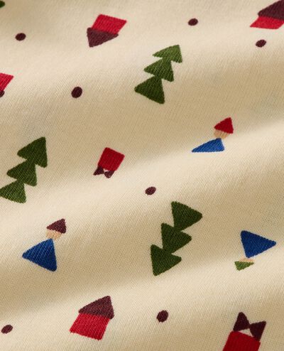 Holiday HannaJams™ Pajama Set in Forest Gnomes on Almond Oil - main