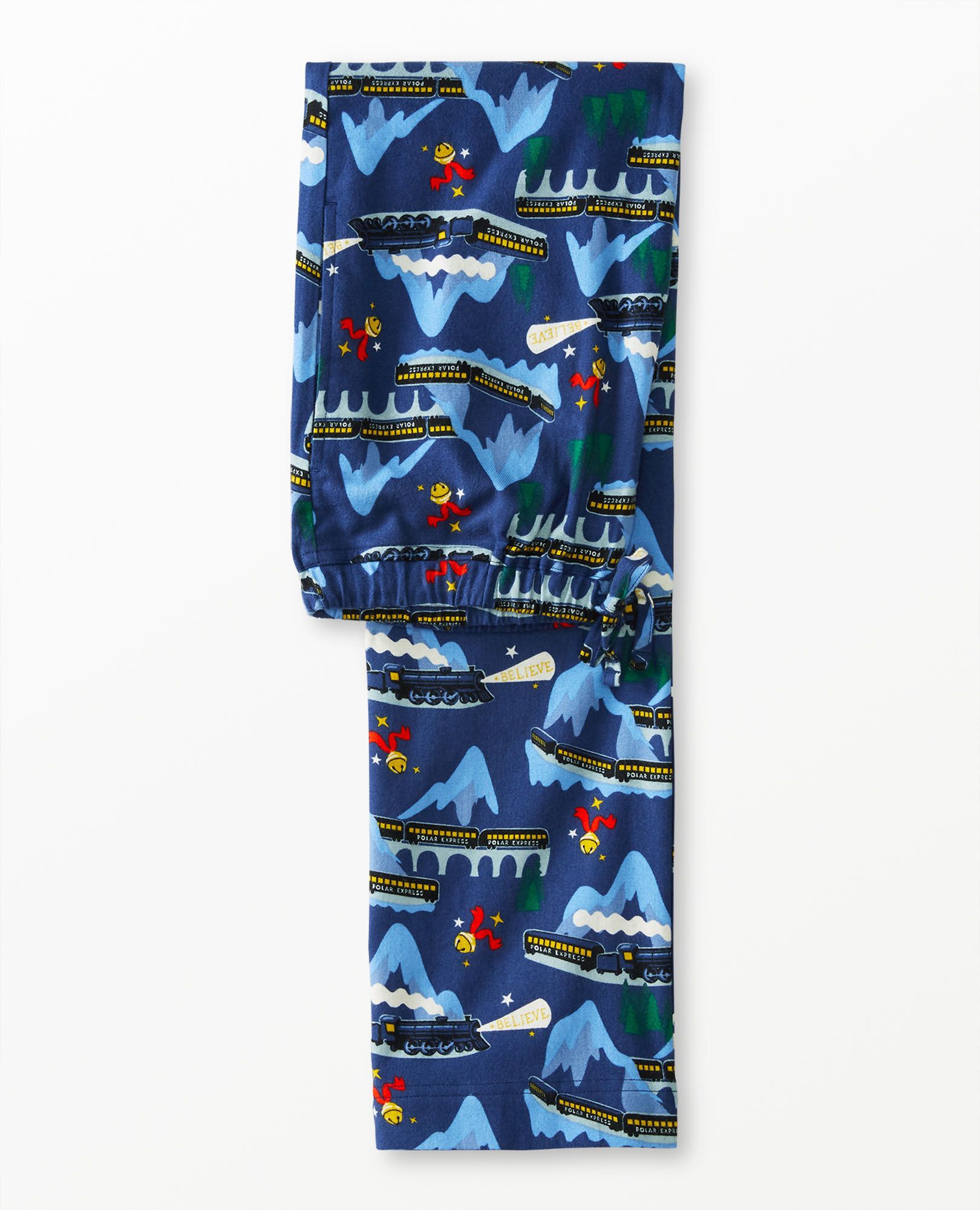 Adult Warner Bros Discovery Polar Express Flannel Pajama Pants