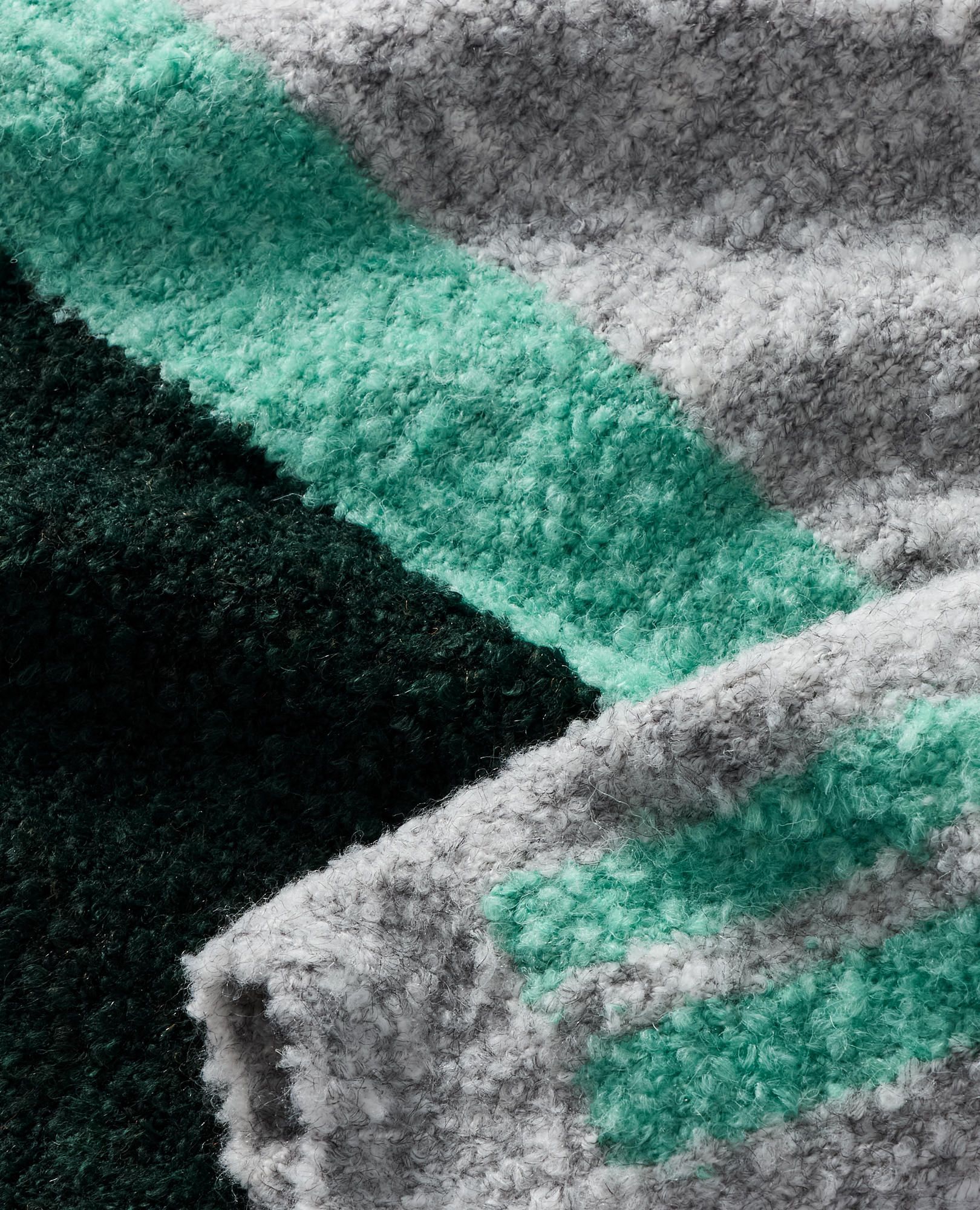 Colorblock Bouclé Sweater in Fall Colorblock - main