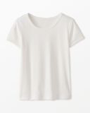 Slim Fit Ribbed T-Shirt in Hanna White - main