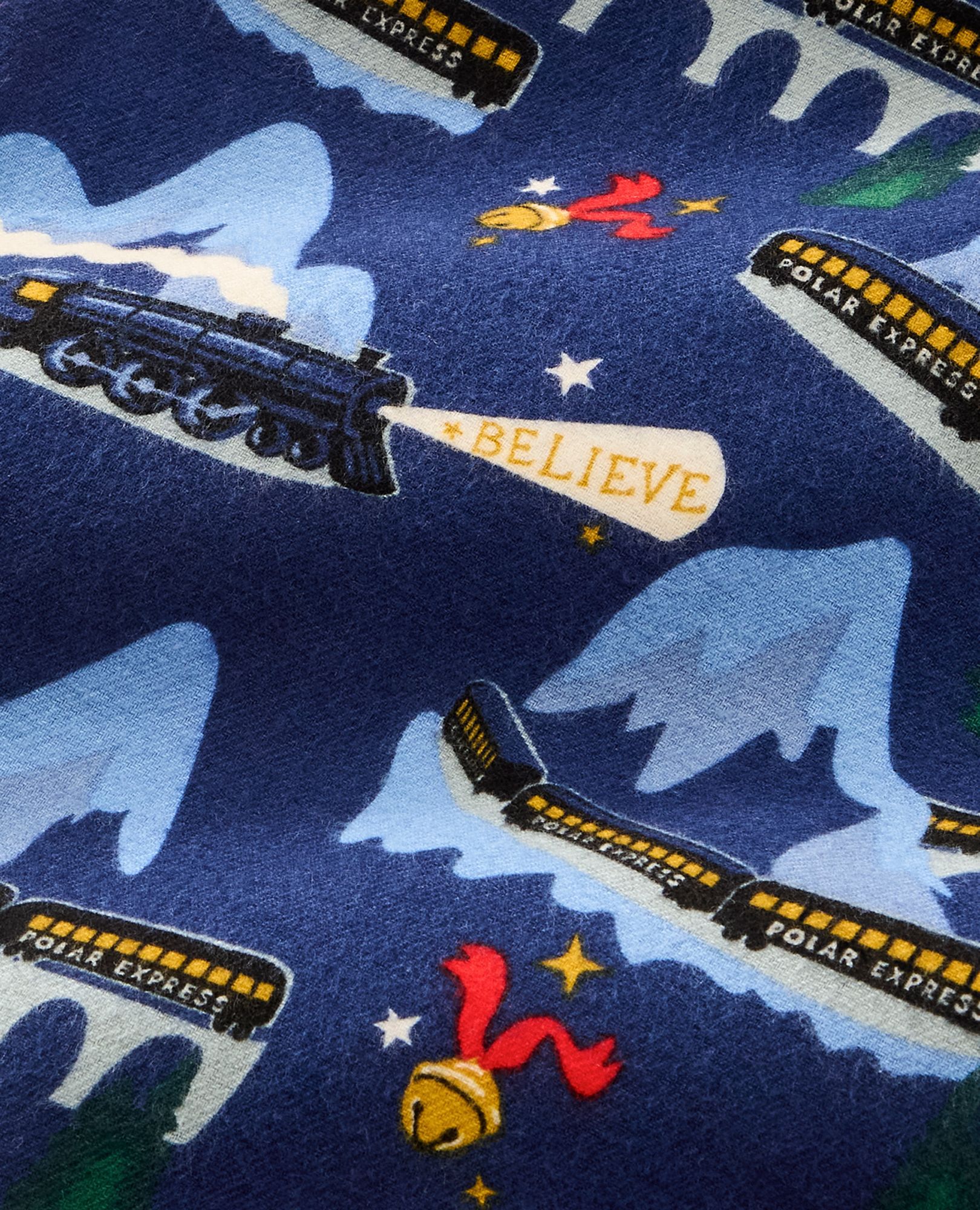Adult Warner Bros™ Discovery Polar Express Flannel Pajama Pants in Polar Express Family - main