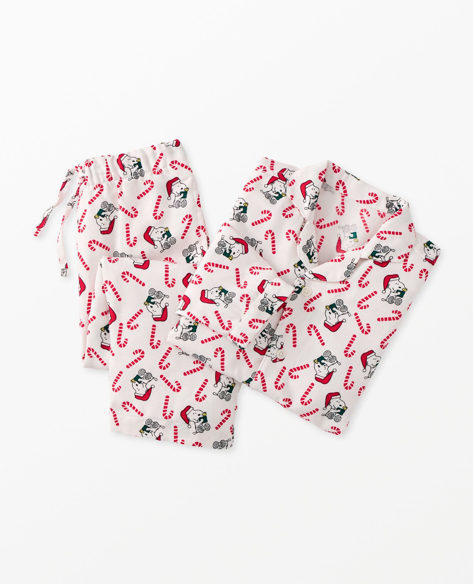 Kids Peanuts Holiday Flannel Pajama Set