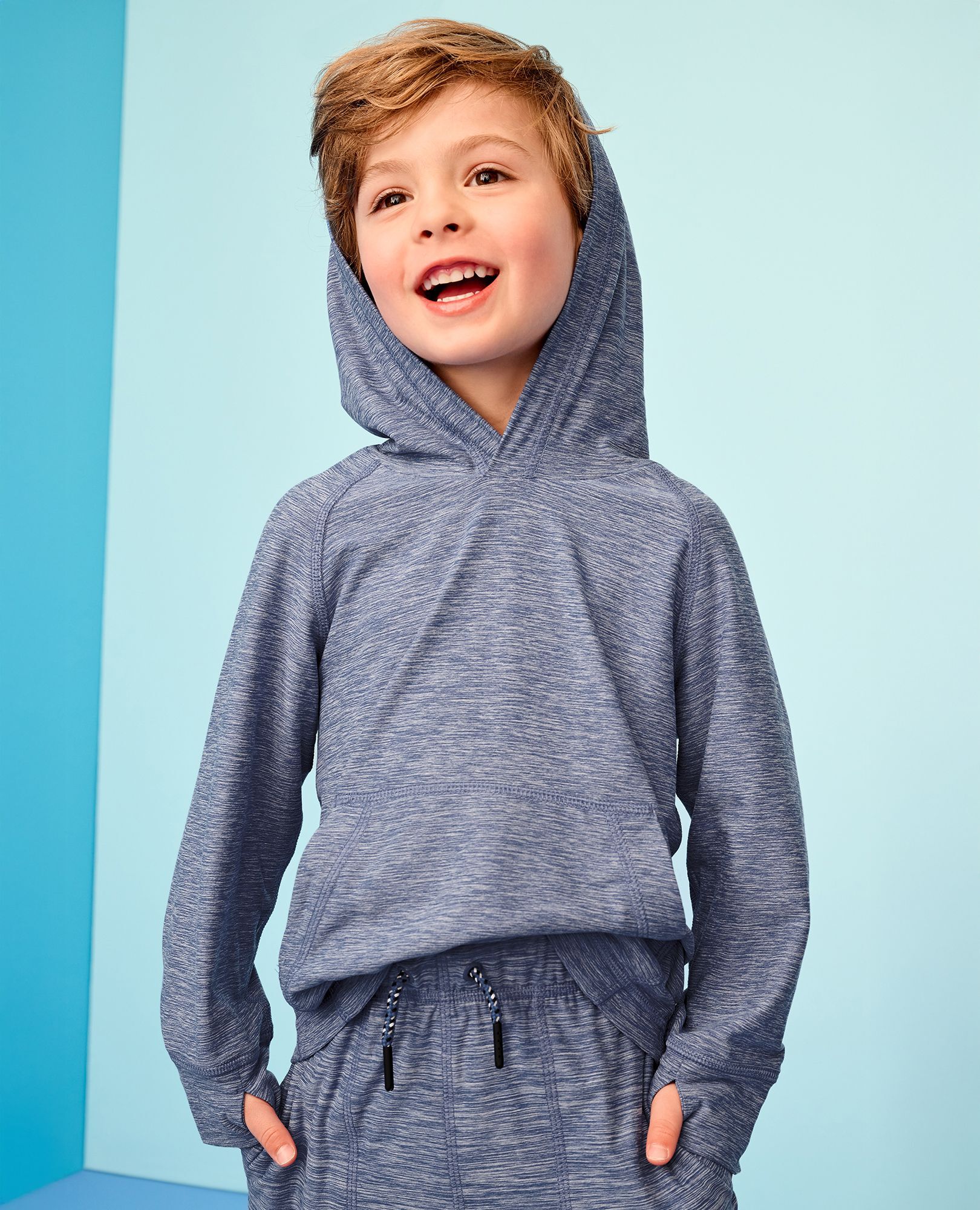 Active UV Joggers in Navy - main