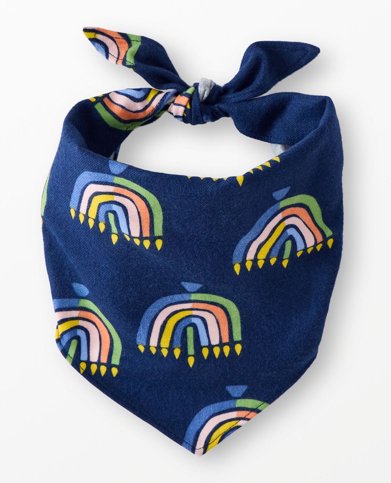 Holiday Flannel Dog Bandana in Multi Menorahs - main