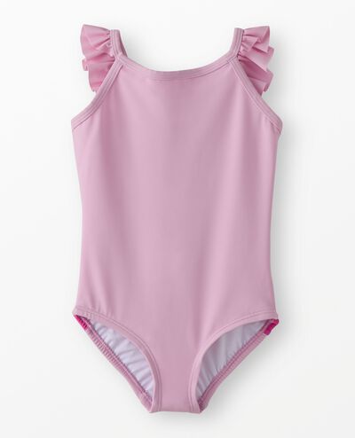 One-Piece Butterfly Back Swimsuit in Pink Butterfly - main