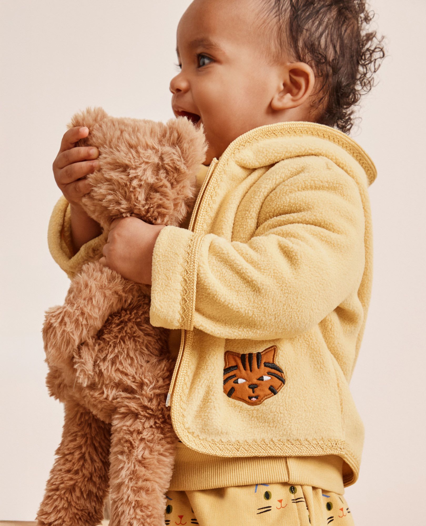 Baby Fleece Jacket in Fall Leaf - main