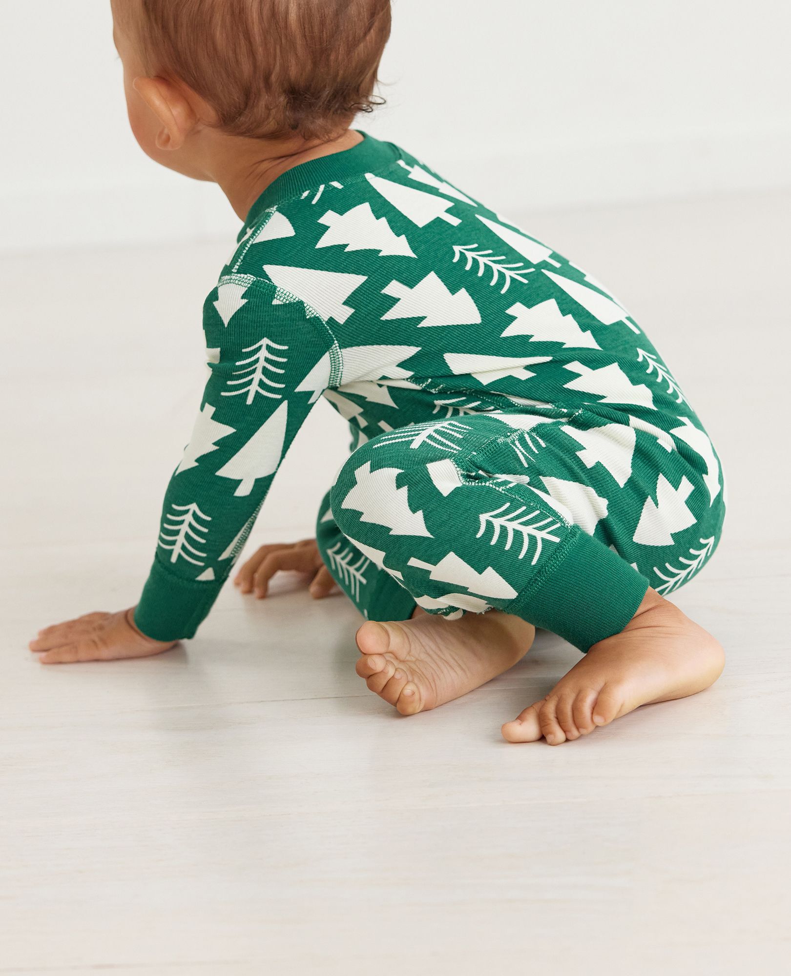 Baby Holiday Zip Sleeper in Winter Green - main