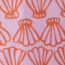 Baby 2-Way Zip Shortie Sleeper in Sunset Reef Simple Seashells on Tea Rose - swatch