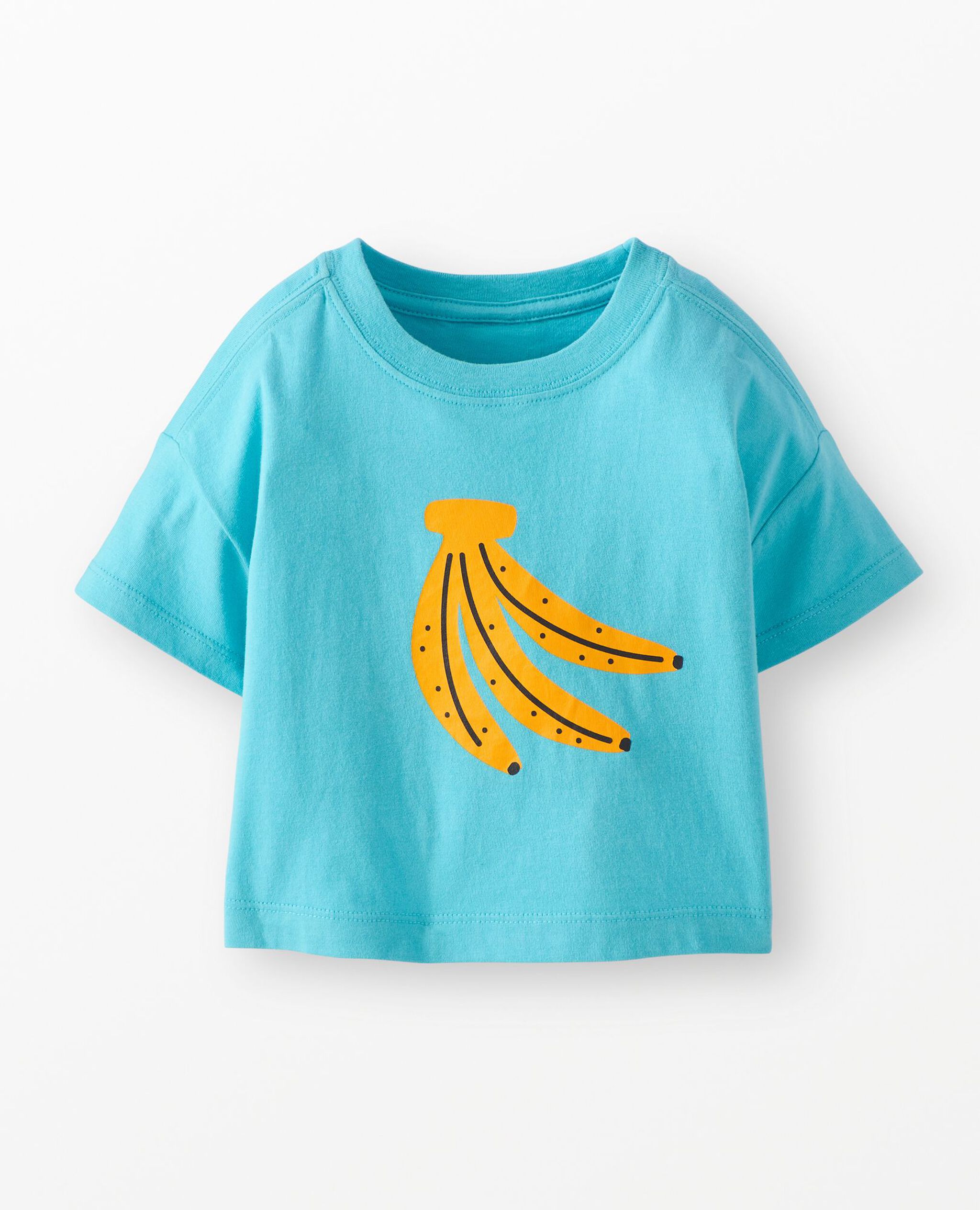 Baby Relaxed Fit Graphic T-Shirt in Bananas on Majorca Blue - main