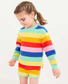 Print Sweatshirt In French Terry in Rainbow - main