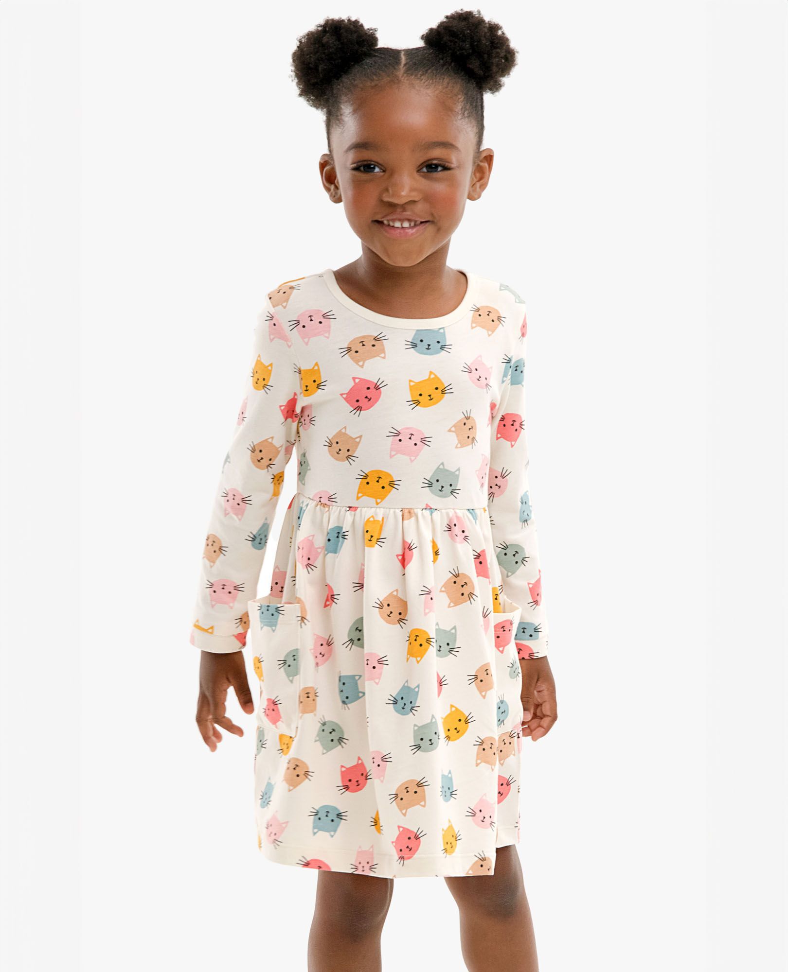 Long Sleeve Playground Dress with Pockets Hanna Andersson