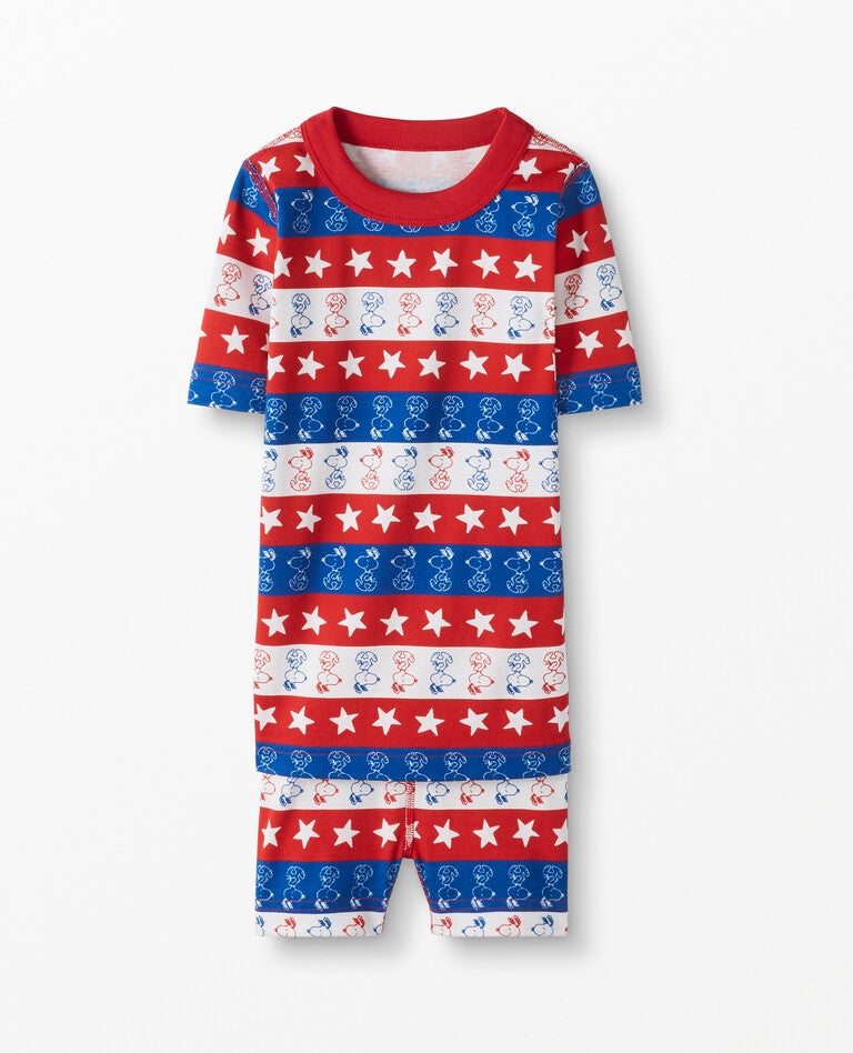 Peanuts 4th Of July Short John Pajamas Hanna Andersson