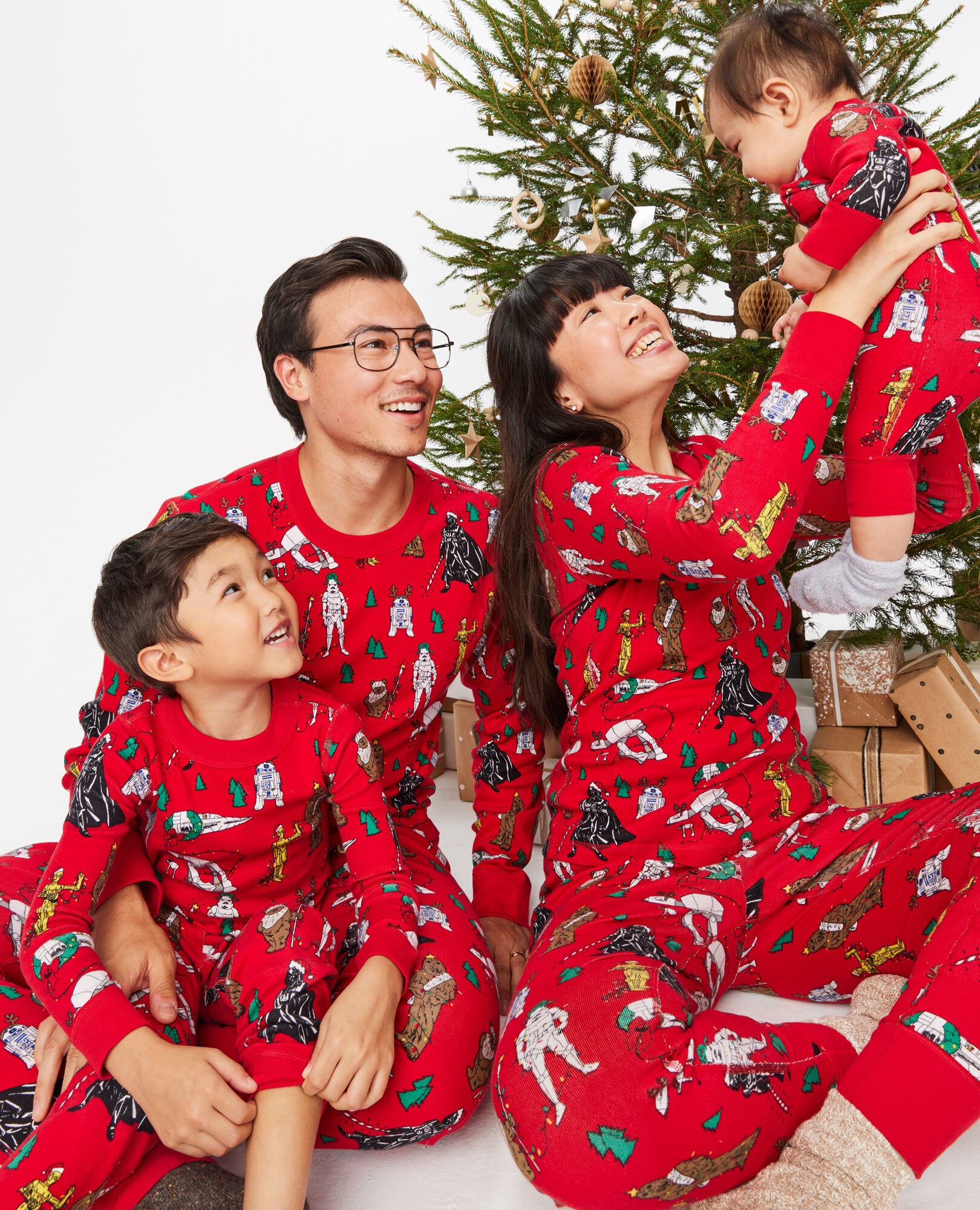 Family christmas character pajamas clearance