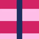 Baby Striped Cardigan in Fuchsia Pink/Raspberry/Navy - swatch