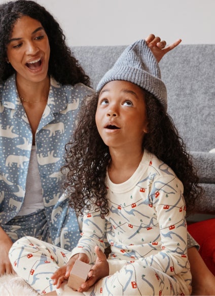 kids in pjs