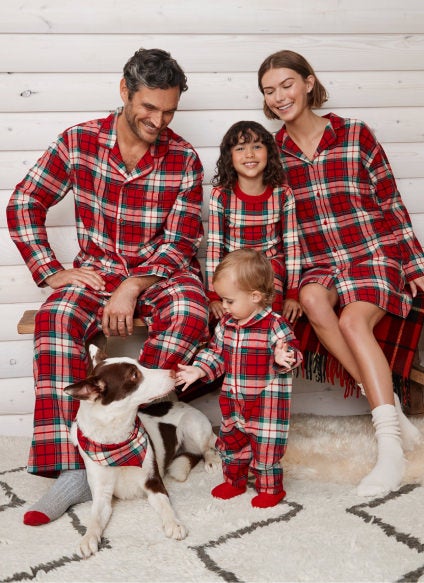family matching pjs