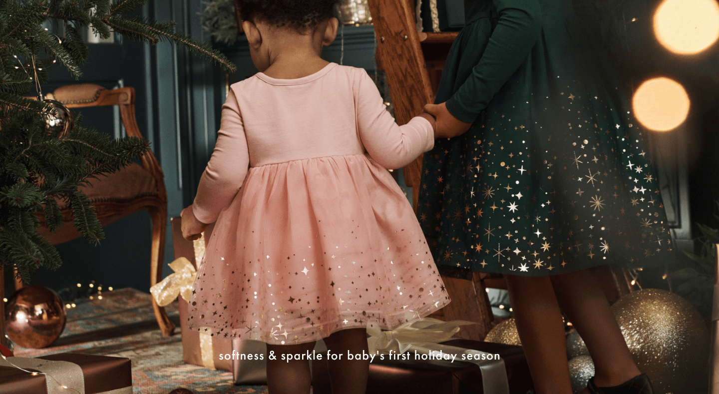 girls in holiday clothes