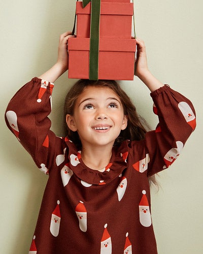 Mock Neck Bouclé Sweater | Hanna Andersson