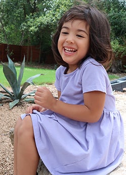 girl in dress