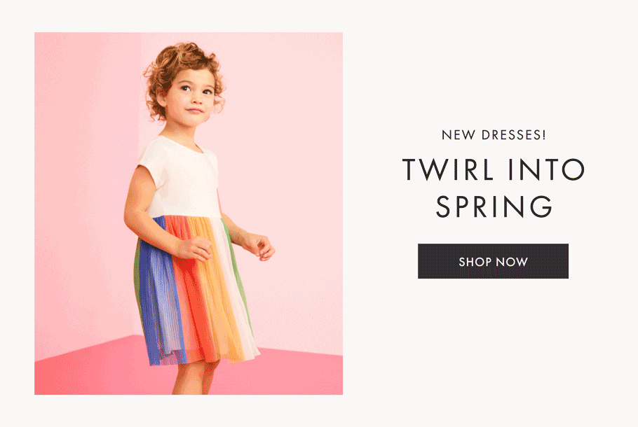 girl in dress twirling