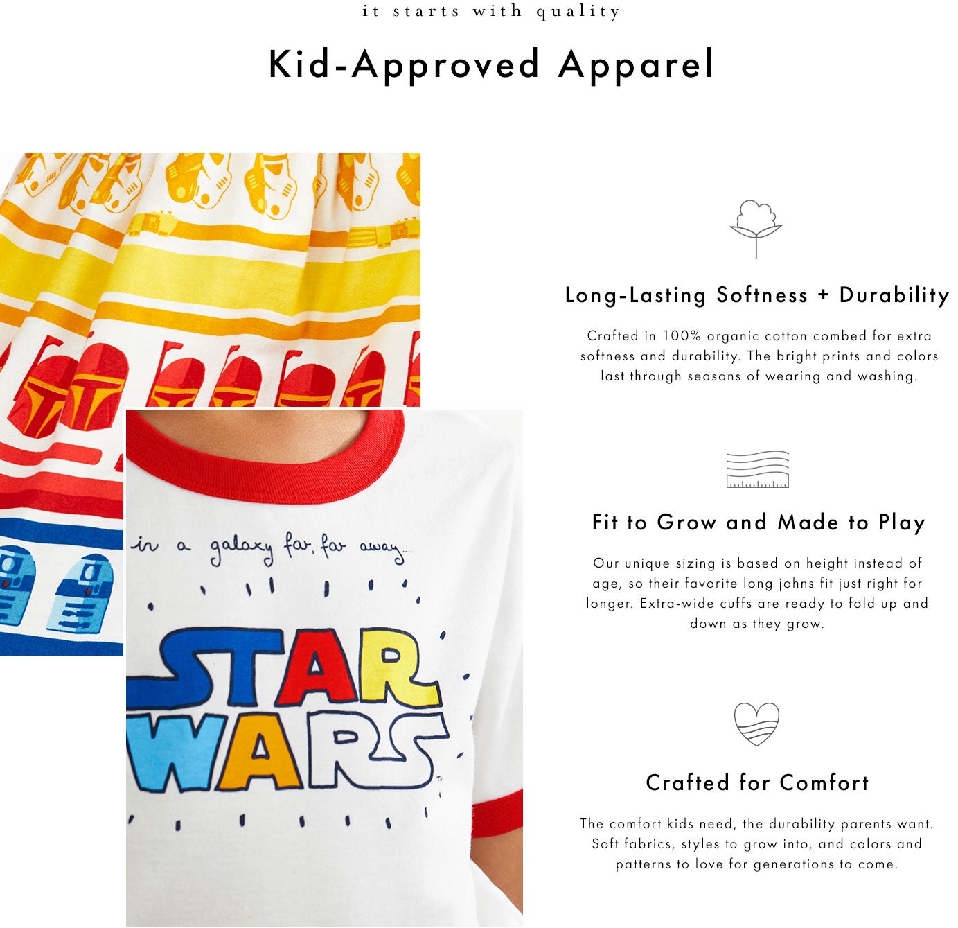 kid approved star wars apparel