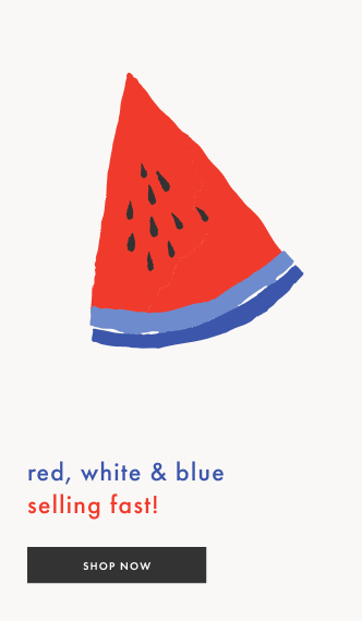 red, white, and blue