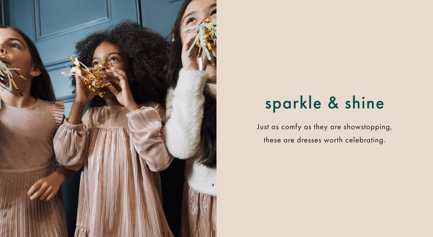 girls in holiday clothes