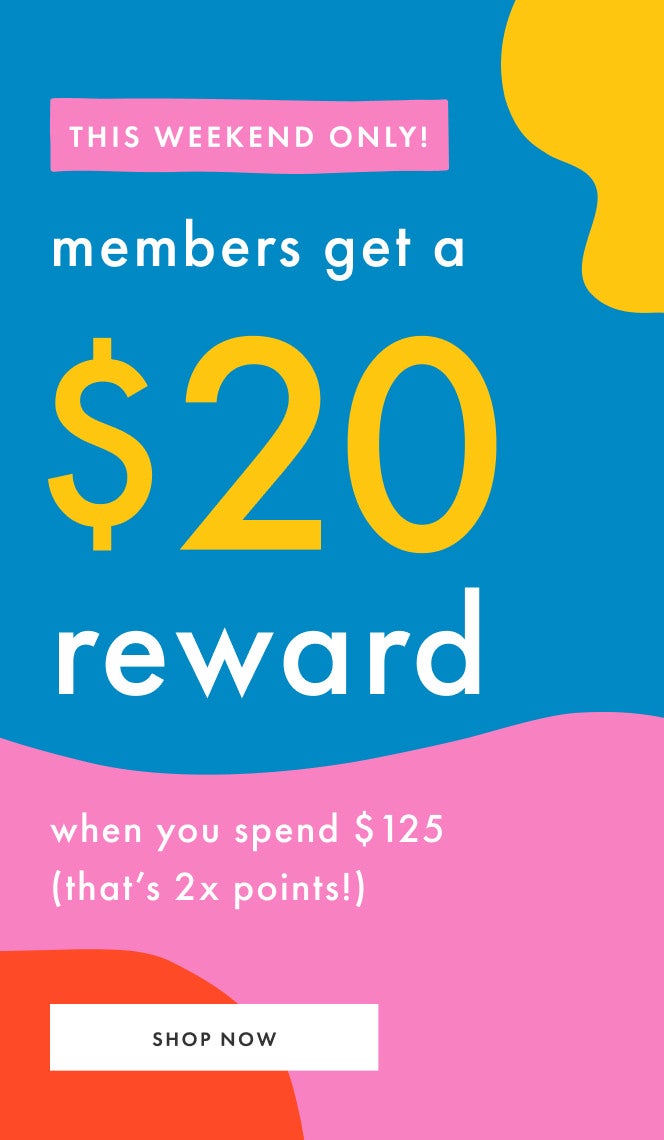 double points for members