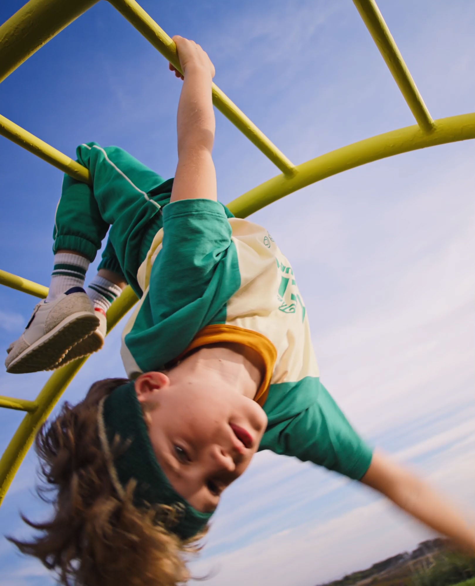 Video of child wearing Raglan Sleeve Graphic T-Shirt