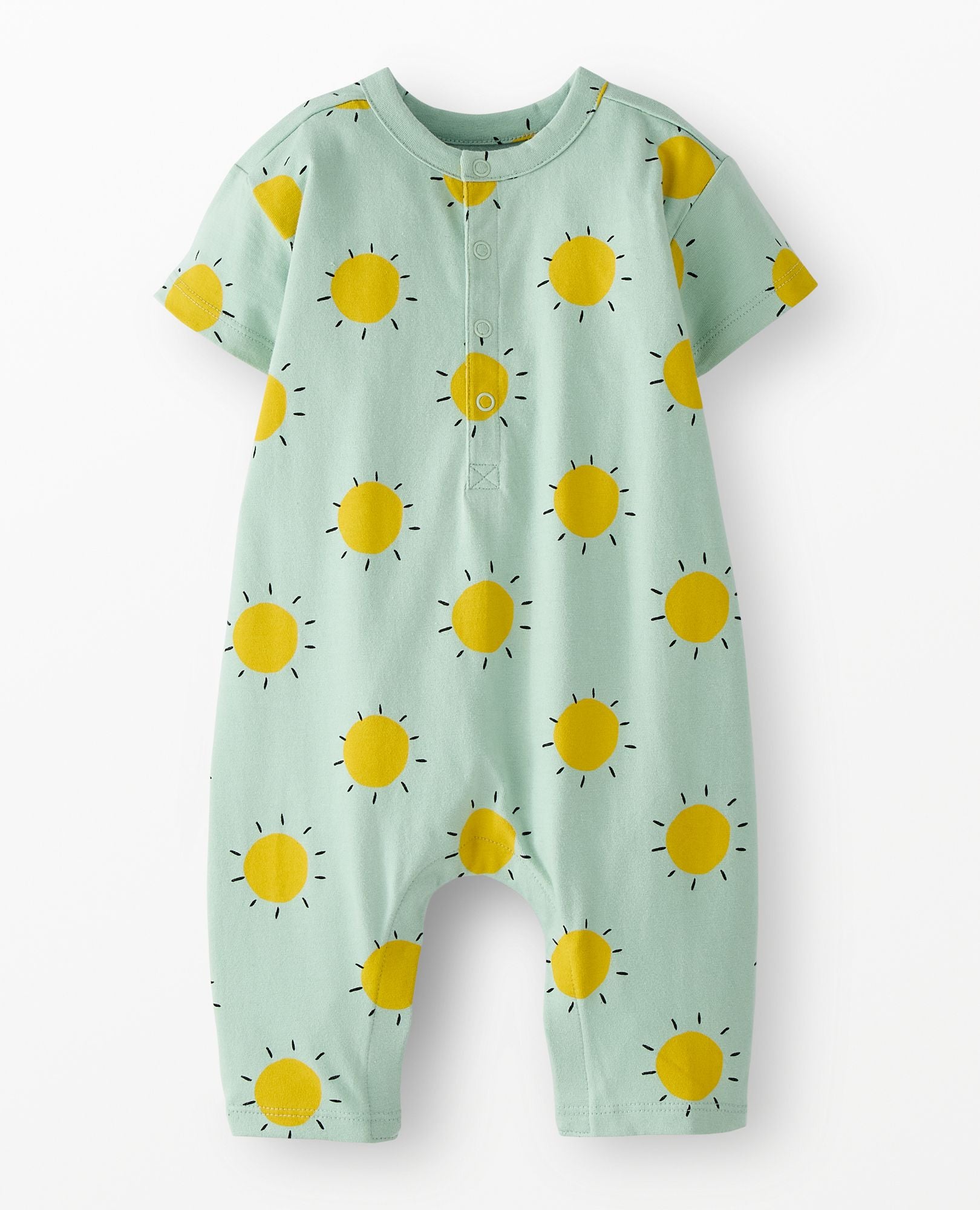 Baby Henley Romper | Hanna Andersson