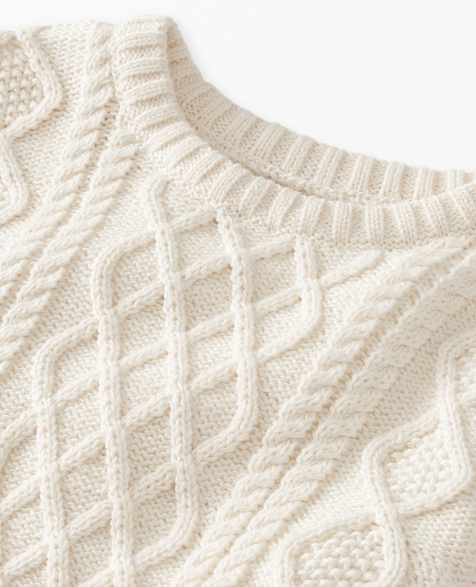 Cable Knit Sweater | Hanna Andersson