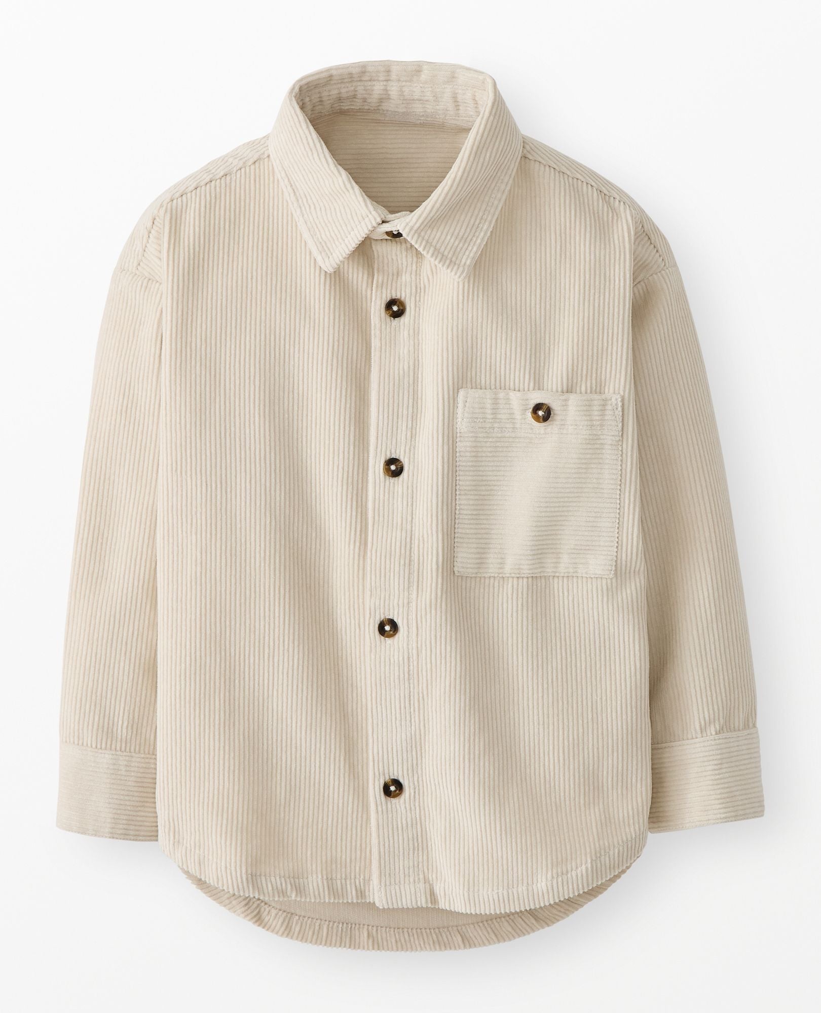 Oversized Corduroy Button Up Shirt | Hanna Andersson