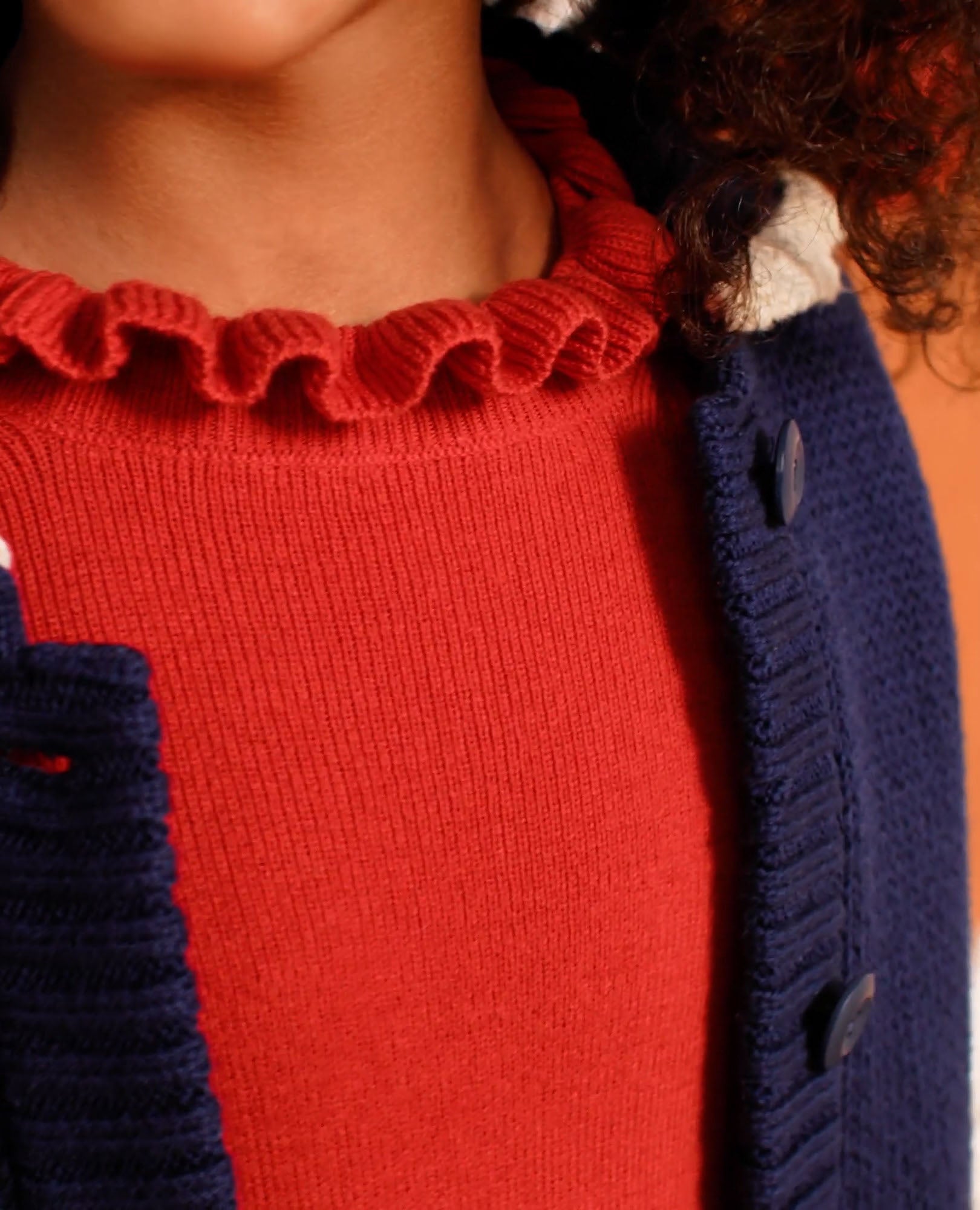 Video of child wearing Mock Neck Embroidered Sweater Dress