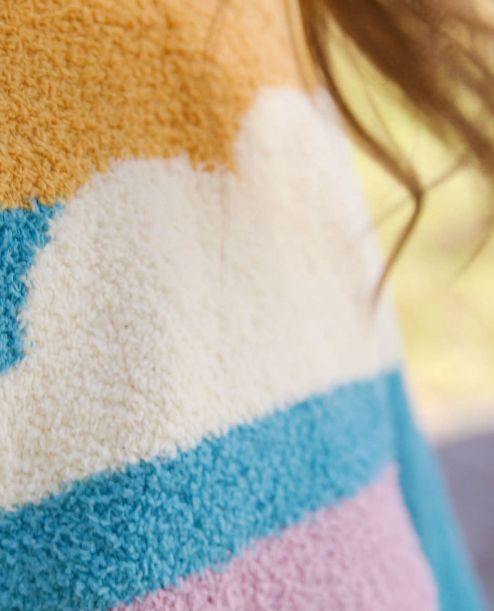 Video of child wearing Mock Neck Marshmallow Sweater