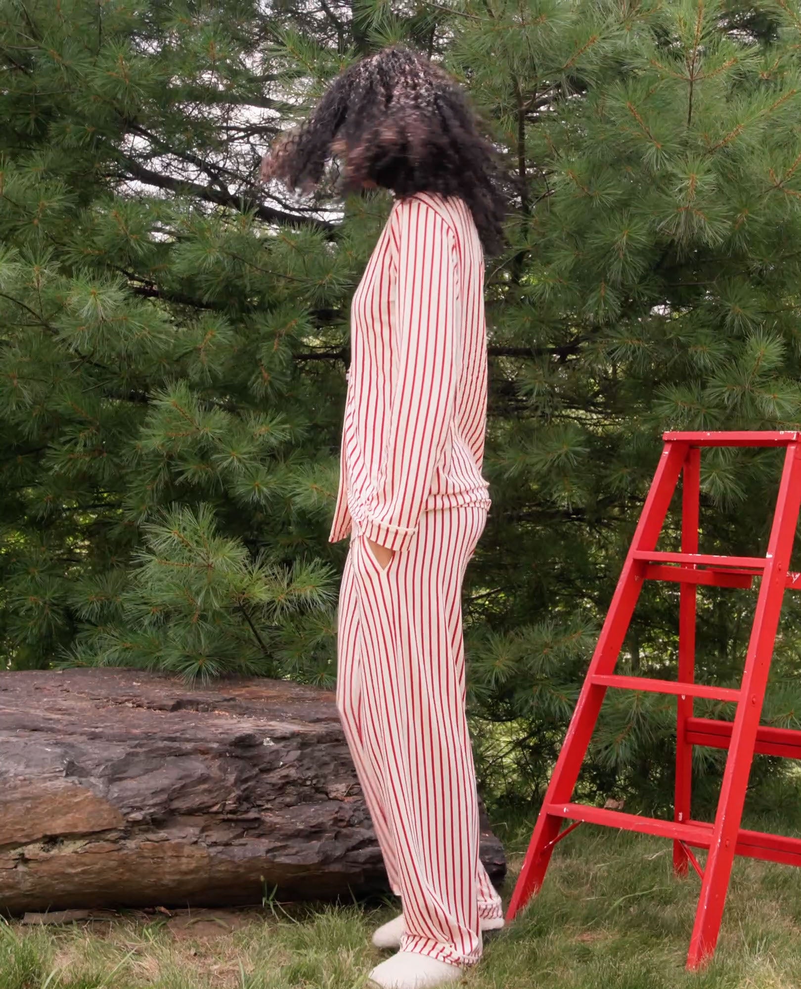 Video of child wearing Women's Long Sleeve HannaSoft™ Pajama Set