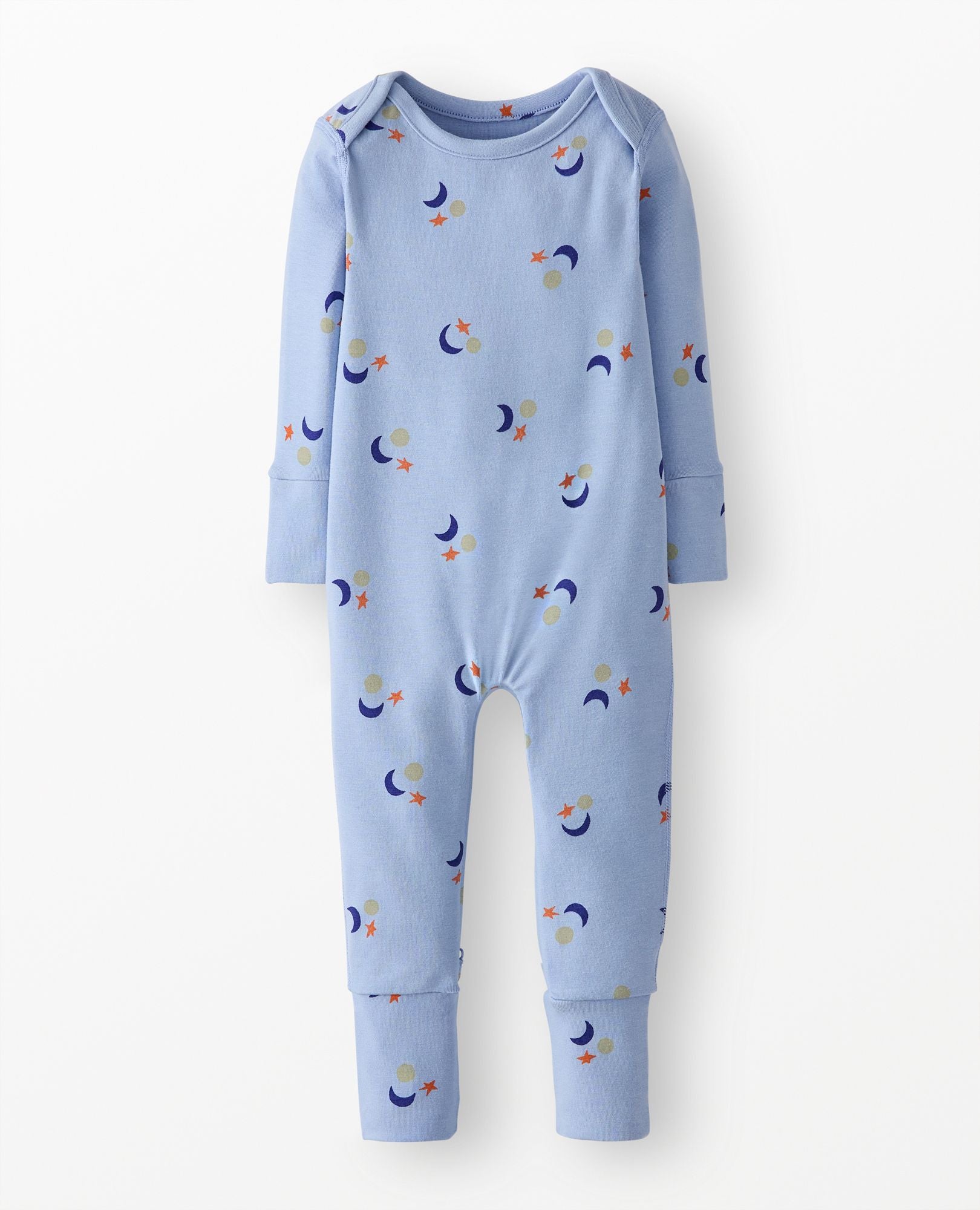 HannaSoft™ Stretch Crescent Zip Sleeper | Hanna Andersson